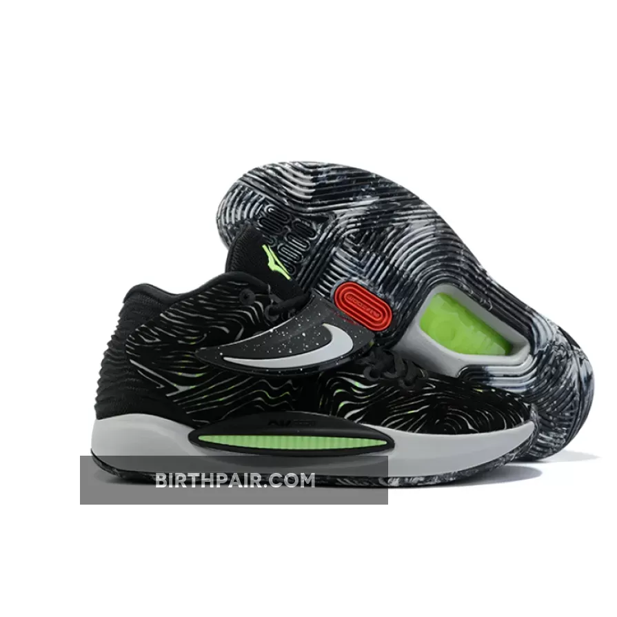 Nike KD 14 Black Volt Outlet CW3935-005