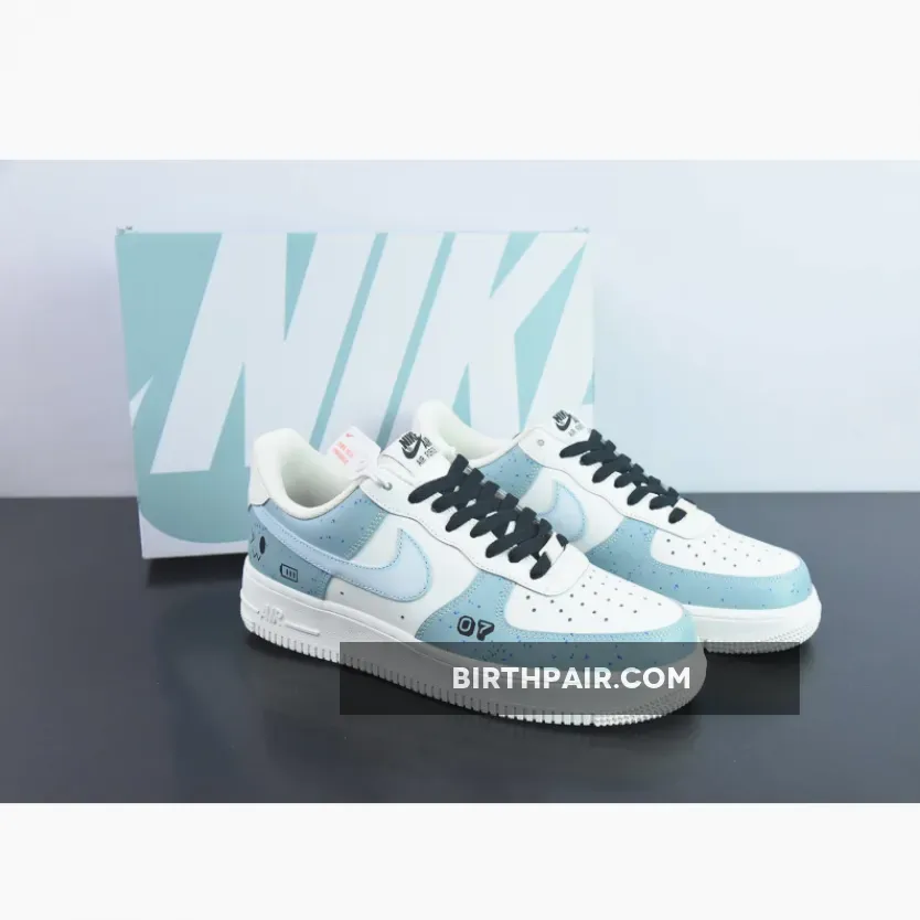 Custom Nike Air Force 1 Low White Sky Blue Online