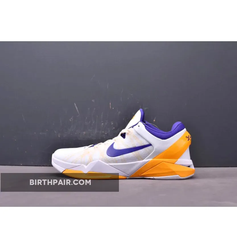 Nike Zoom Kobe 7 'Home' White/Concord-Del Sol-Pure Platinum / Kobe 7 All Star