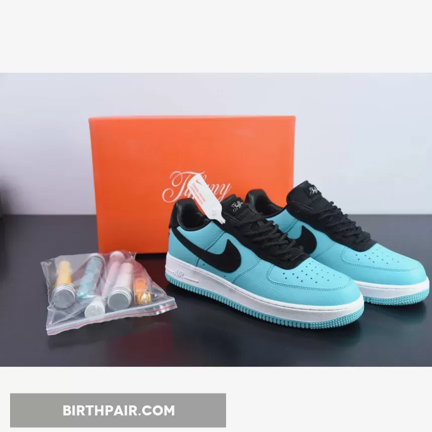 Tiff X Nike Air Force 1 Low '1837' Aqua Black 1679302497 Restock