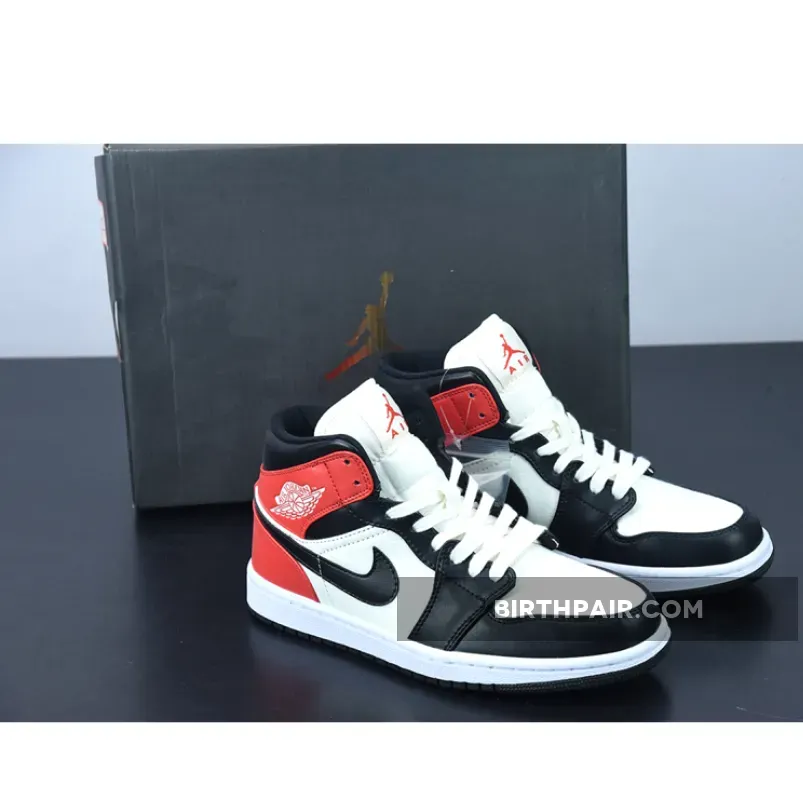 Air Jordan 1 Mid Light Orewood Brown/Newsprint Light Brown Jordan 1 Mid