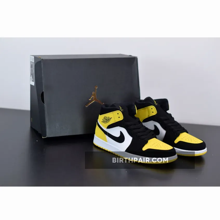 Jordan 1 Yellow Tow / Air Jordan 1 Mid SE 'Yellow Toe'