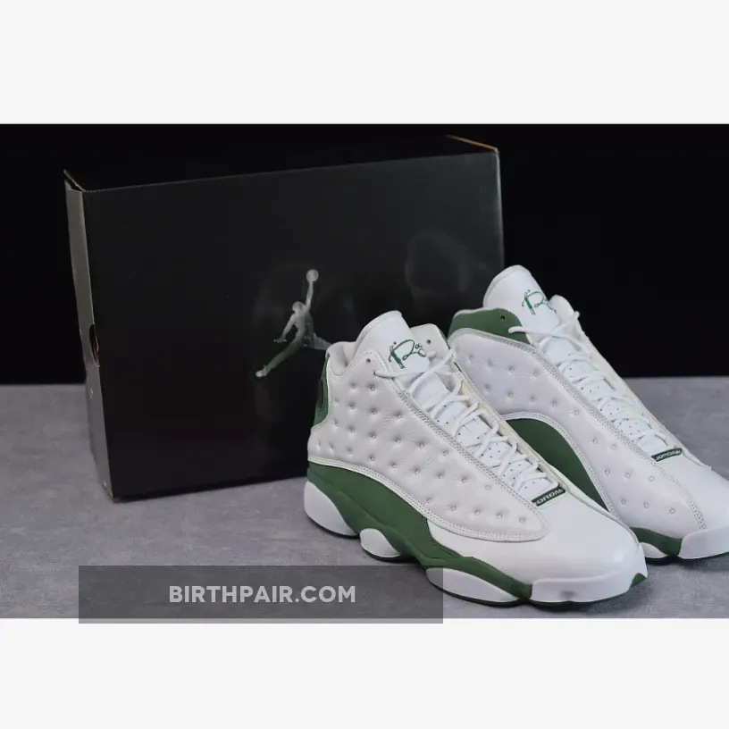 Air Jordan 13 Retro 'Ray Allen' AJ13 White/Clover / ray allen jordan