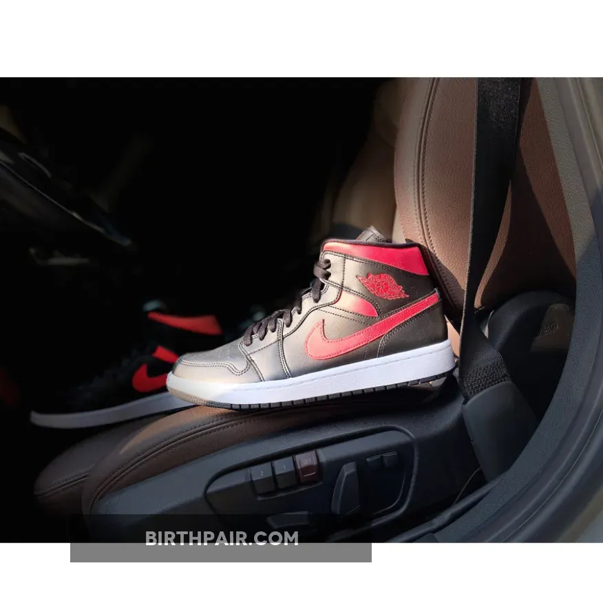 Jordan 1 Siren Red / Jordan 1 Mid Siren Red BQ6472-004