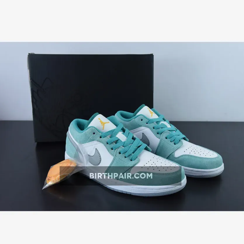 Jordan 1 Low Se Emerald Green / Air Jordan 1 Low New Emerald/White-Light Steel Grey