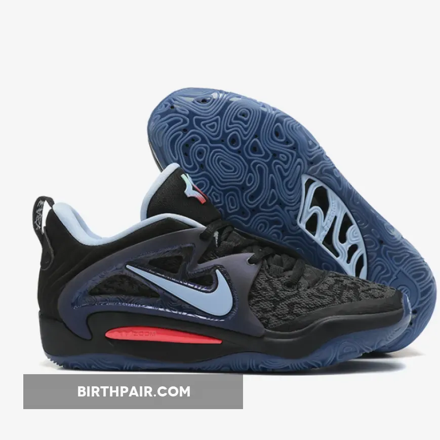 Nike KD 15 Black Red Light Blue DM1054-004 - kd 15 my roots