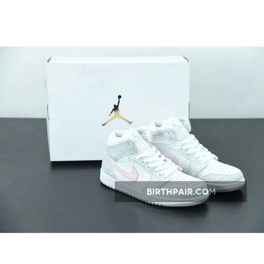 Light Iron Ore Jordan 1 Air Jordan 1 Mid SE Light Iron Ore/Atmosphere-White