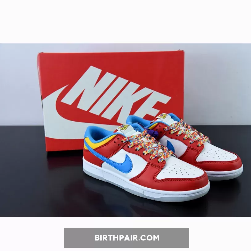 LeBron James x Nike Dunk Low 'Fruity Pebbles' DH8009-600 - Lebron James Nike Dunks