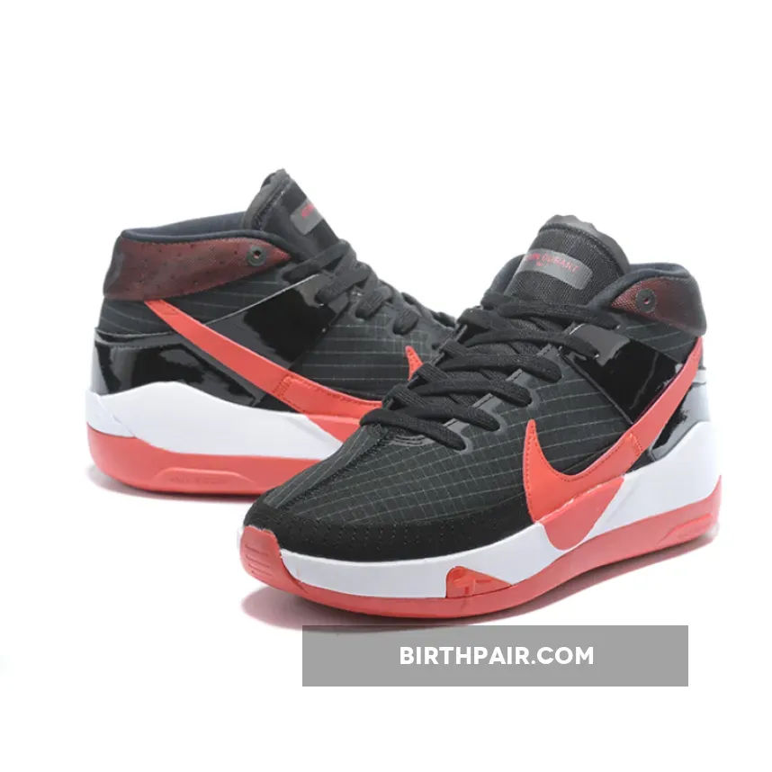 Nike KD 13 'Bred' Black/White-University Red Kd 13 Black And White