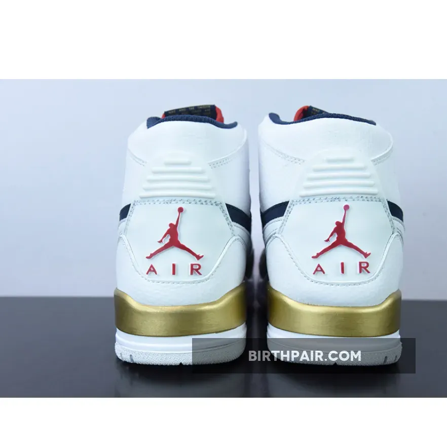 Jordan Legacy 312 'Dream Team' White Navy Red Gold Dream Team Jordans