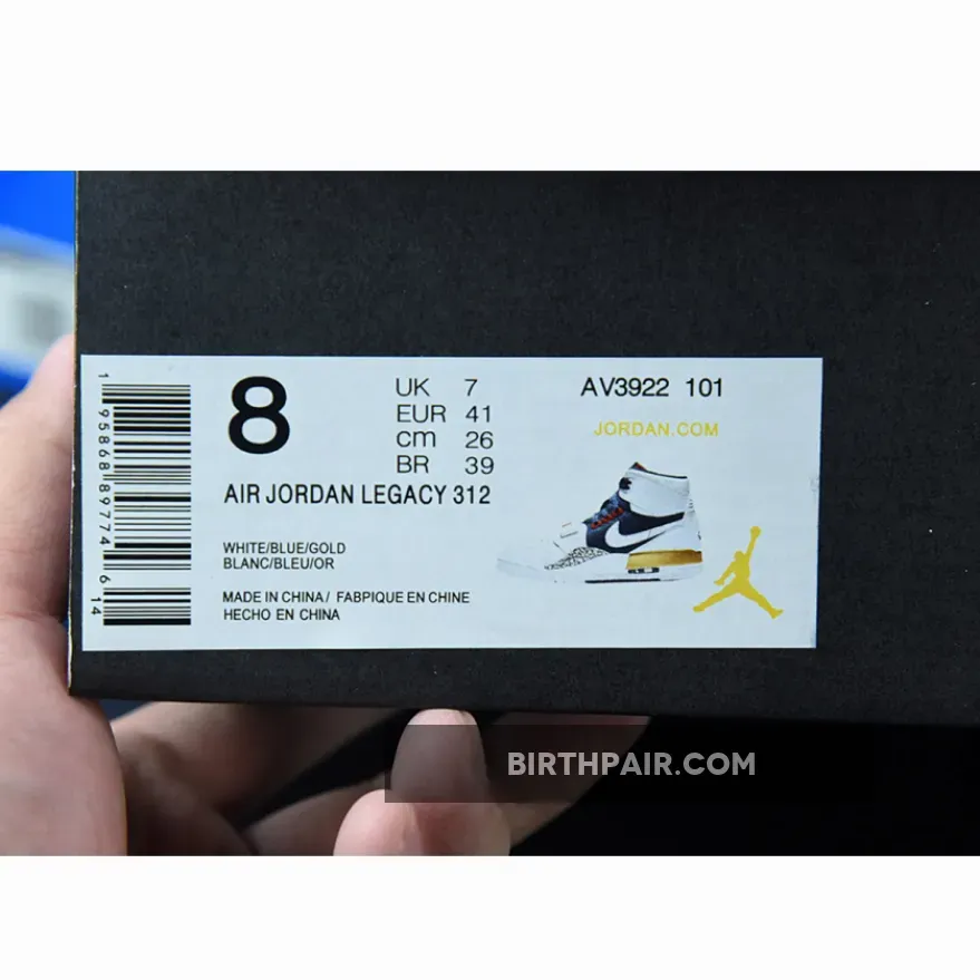 Jordan Legacy 312 'Dream Team' White Navy Red Gold Dream Team Jordans