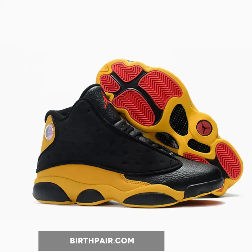 Air Jordan 13 'Graduation Pack' Black/University Red-University Gold b grade sneakers