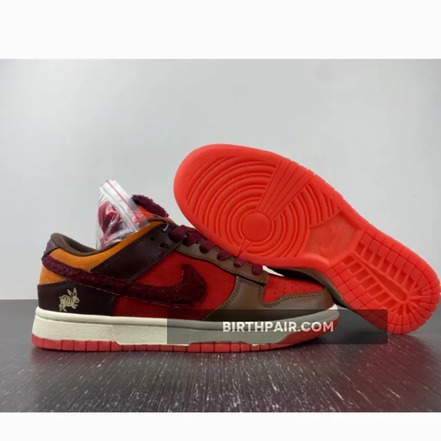 Nike Dunk Low 'Year of the Rabbit' Orange/Brown FD4203-661 / nike dunks orange and brown