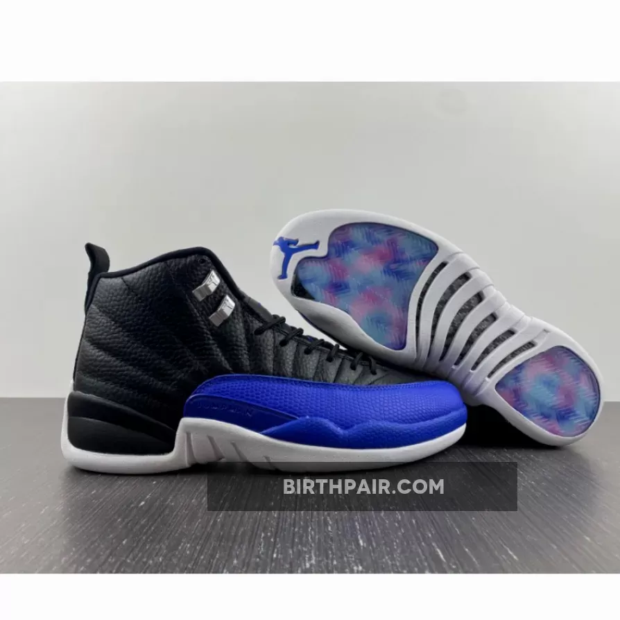 Air Jordan 12 Hyper Royal/Black-Metallic Silver-White Blue Black And White Jordan 12