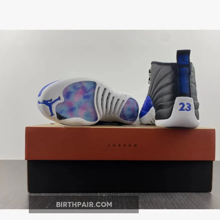 Air Jordan 12 Hyper Royal/Black-Metallic Silver-White Blue Black And White Jordan 12