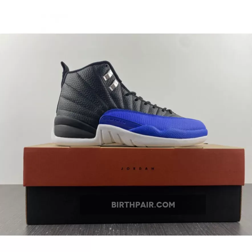 Air Jordan 12 Hyper Royal/Black-Metallic Silver-White Blue Black And White Jordan 12