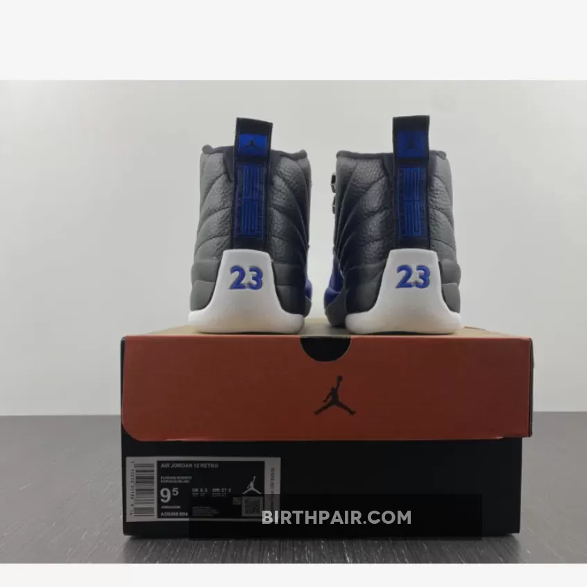 Air Jordan 12 Hyper Royal/Black-Metallic Silver-White Blue Black And White Jordan 12
