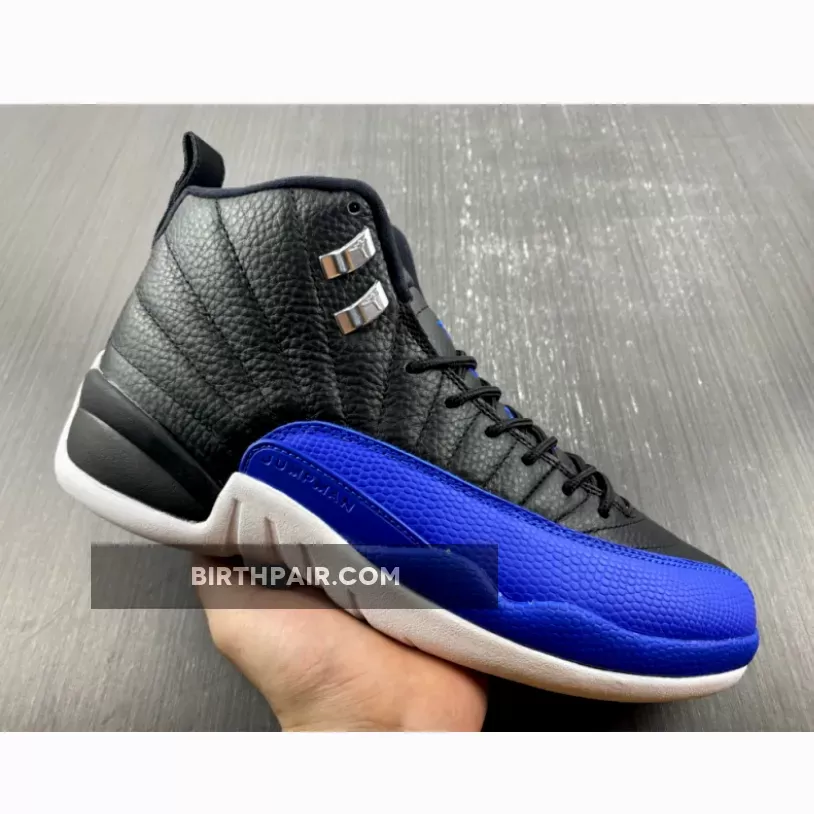 Air Jordan 12 Hyper Royal/Black-Metallic Silver-White Blue Black And White Jordan 12