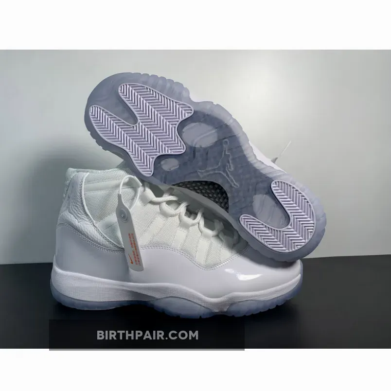 White Metallic Silver Jordan 11 / Air Jordan 11 Anniversary White Silver