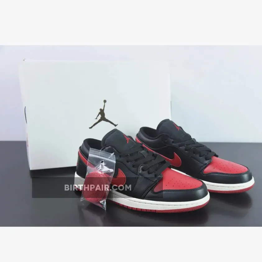Air Jordan 1 Low Bred Sail / Jordan Bred 1 Lows DC0774-061