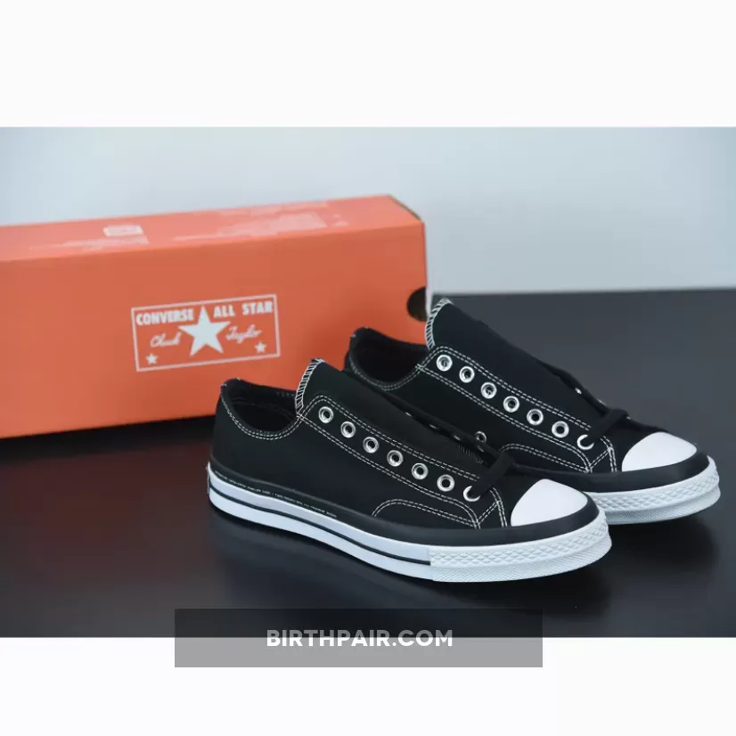 Fragment Design x Converse Chuck 70 Low 'Black White' 169069C / Chuck 70 Low Black