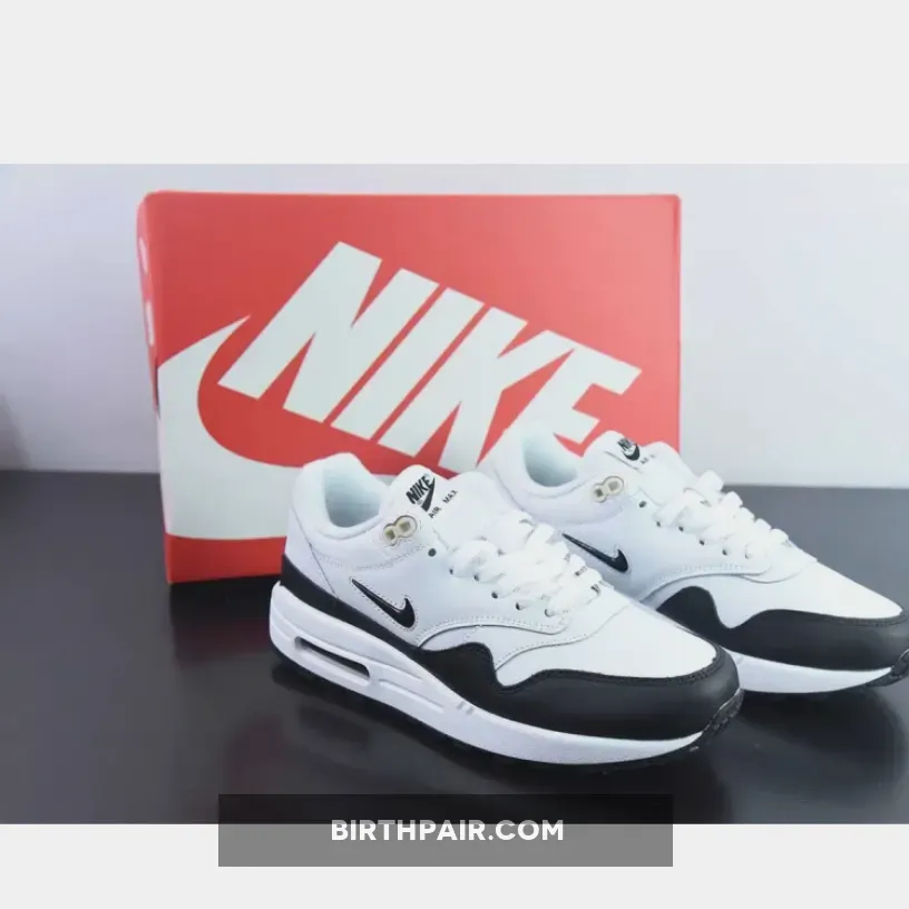 Nike Air Max 1 Jewel Black White Outlet 918354-100