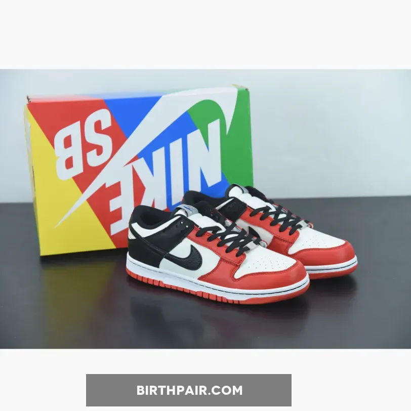 NBA x Nike Dunk Low EMB '75th Anniversary' Sail/Black-Chile Red nike 75th anniversary shoes