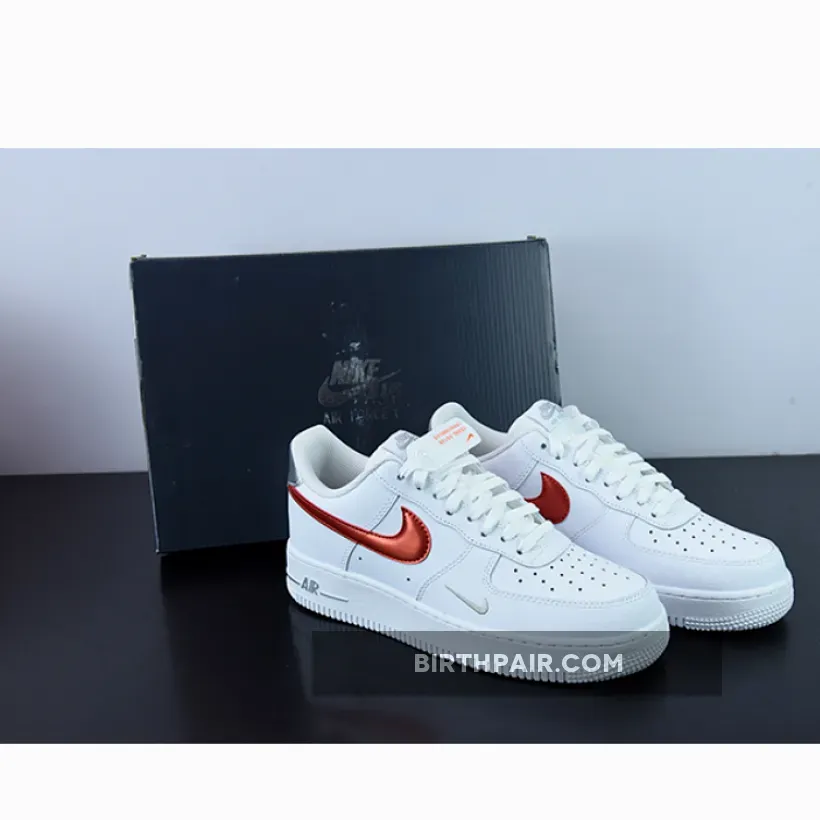 Red Nike Air Force One / Nike Air Force 1 Low Picante Red Wolf Grey
