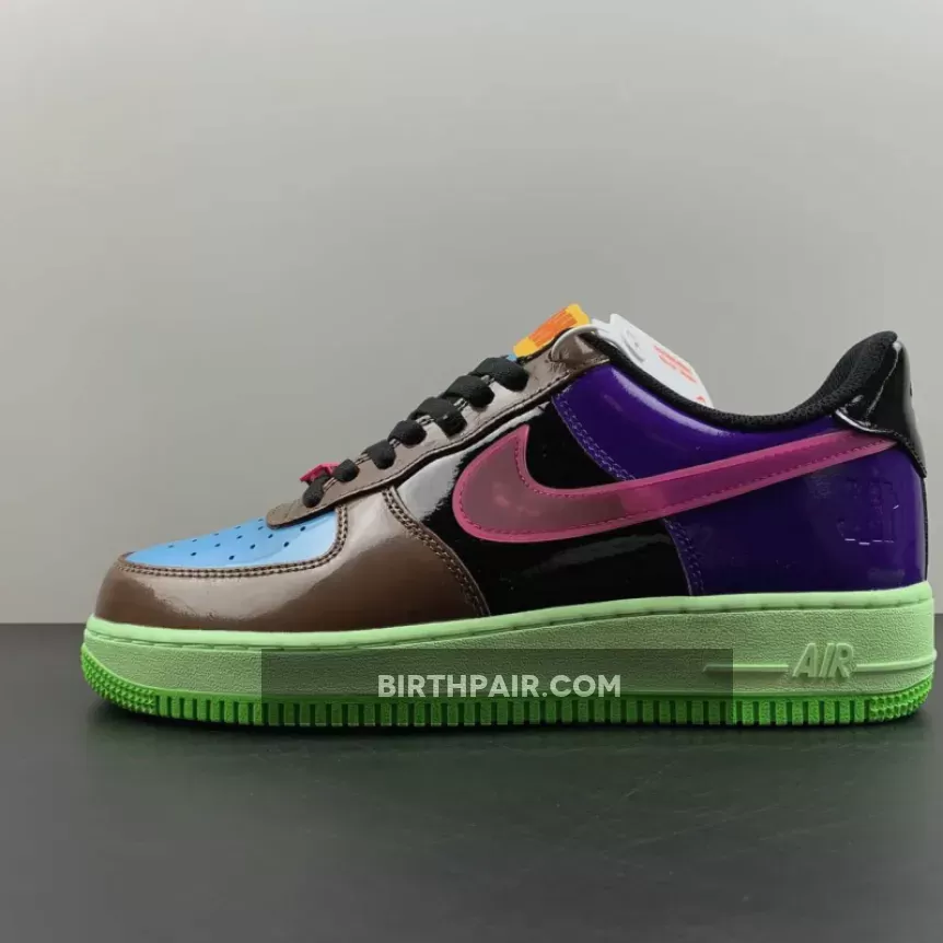 Undefeated x Nike Air Force 1 Low Fauna Brown/Pink Prime-Multi-Color #undefeated pink prime