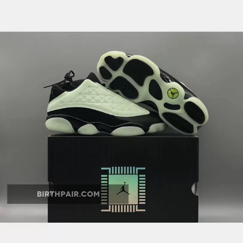 Air Jordan 13 Retro Low Singles Day Air Jordan 13 Low 'Singles Day' Black/Barley Green