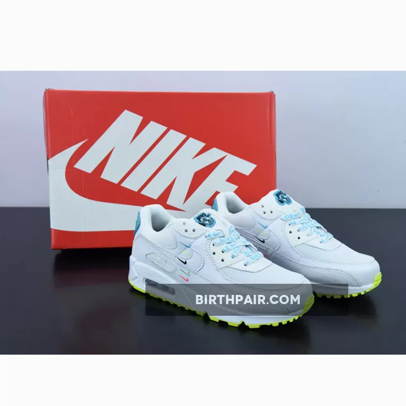 Nike Air Max 90 NS SE Worldwide White Blue Fury CK7069-100