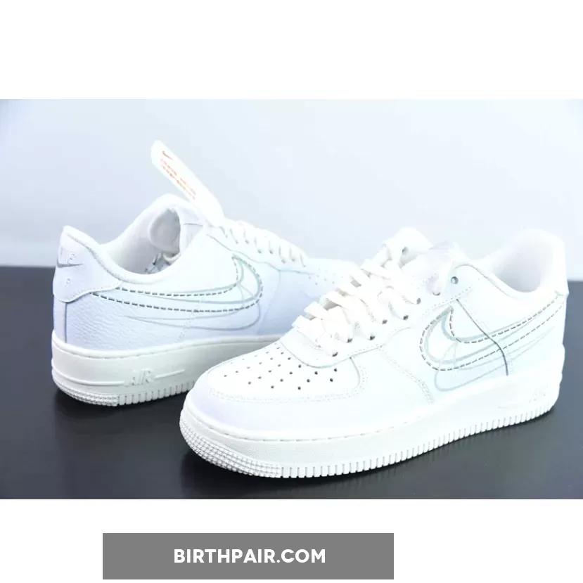 white air force 1 with black swoosh