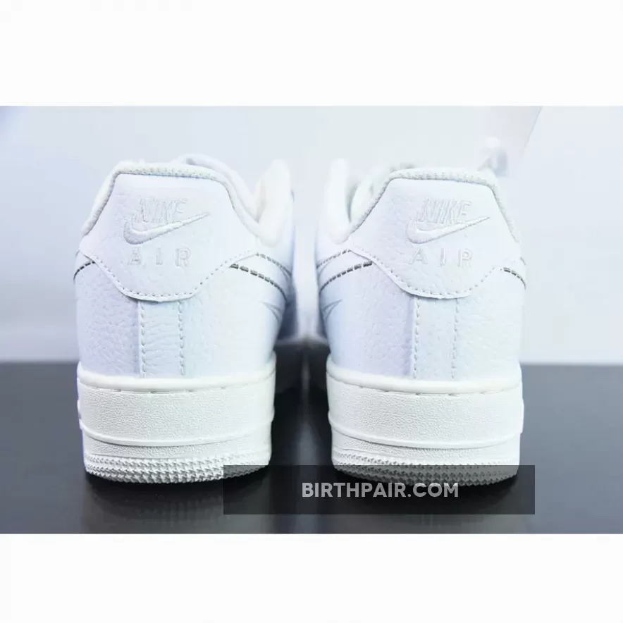white air force 1 with black swoosh