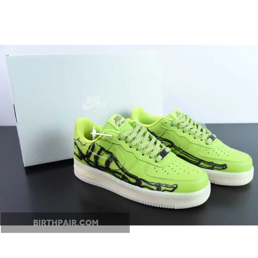 Nike Air Force 1 Low "Skeleton 2023" Green Goo
